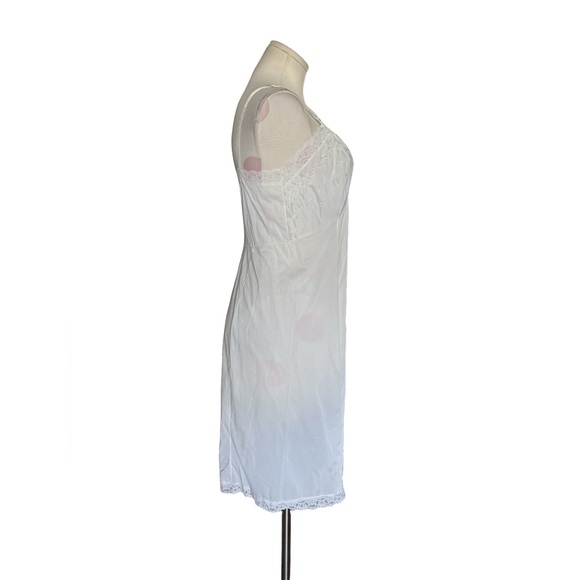 Vintage 60s coquette slip dress - white - small - Picture 3 of 8
